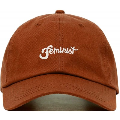 Baseball Caps Feminist Baseball Hat- Embroidered Dad Cap- Unstructured Soft Cotton- Adjustable Strap Back (Multiple Colors) -...