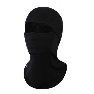 Balaclavas Winter Balaclava Windproof Fleece Thermal Full Face Neck Warmer Ski Mask Motorcycle Cycling for Men Women - Black ...