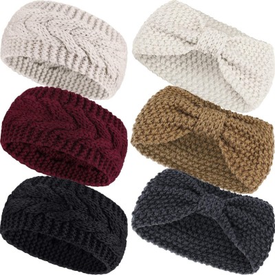 Cold Weather Headbands Headbands Knitted Warmers Suitable - Multicolored a - CL18M7CCLUW $20.76