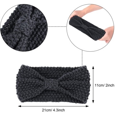 Cold Weather Headbands Headbands Knitted Warmers Suitable - Multicolored a - CL18M7CCLUW $10.93