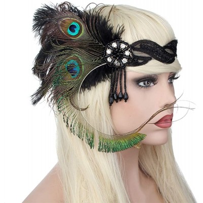 Headbands 1920s Accessories Themed Costume Mardi Gras Party Prop additions to Flapper Dress - Set 14 - CY18IHCZZCC $19.42