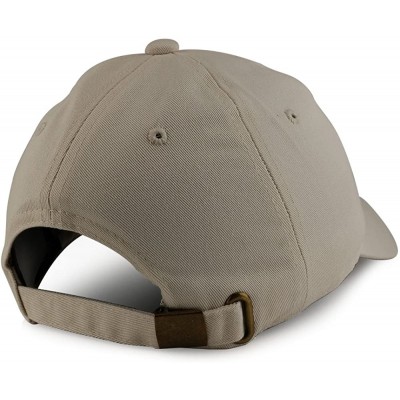 Baseball Caps Number 1 Dad Embroidered Low Profile Soft Cotton Dad Hat Cap - Beige - CA18D57GE3M $13.55