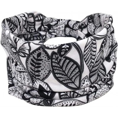 Headbands Knotted Headbands Stretch Headwrap - 4Pack-5 special printed floral design cute headbands - CO18UYOGM0Z $16.67