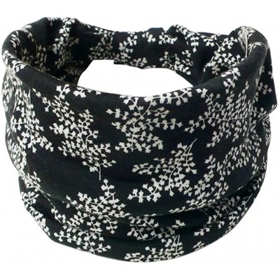 Headbands Knotted Headbands Stretch Headwrap - 4Pack-5 special printed floral design cute headbands - CO18UYOGM0Z $16.67