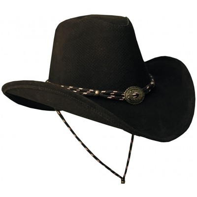 Cowboy Hats Western Plains Breeze Hat - Black - CD119BMEXNF $70.57