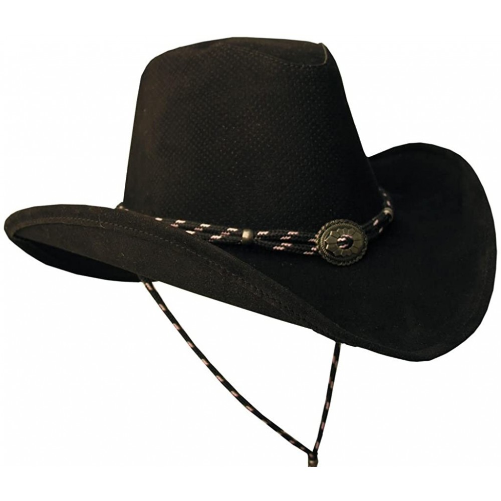 Cowboy Hats Western Plains Breeze Hat - Black - CD119BMEXNF $30.01