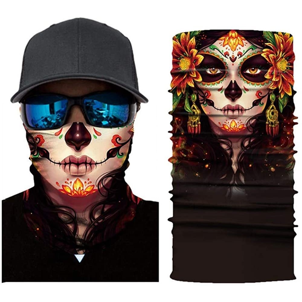 Balaclavas Mr Plz Face Mask- Rave Bandana- Neck Gaiter- Scarf- Summer Balaclava For Dust Wind UV Protection - Lye - CL197ADUX...