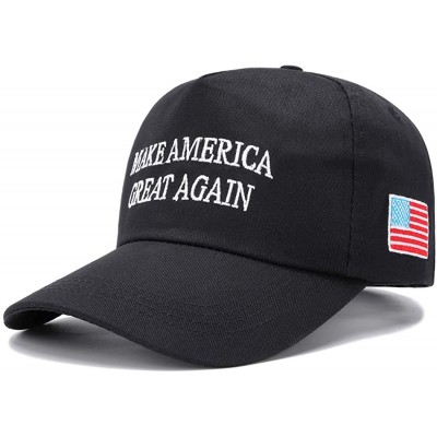Baseball Caps Make America Great Again Hat with Trump Wristband Donald Trump Hat 2020 USA Cap Keep America Great - Black-a - ...