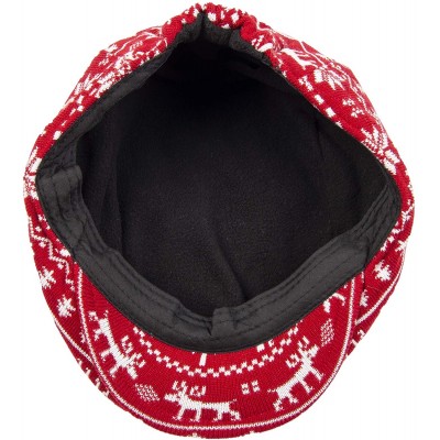 Skullies & Beanies Men's Christmas Hat- Charcoal/Green- One Size - Red Ivy - C618UANYD8X $18.51