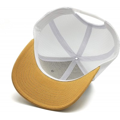 Baseball Caps Snapback Hat - Yellow - CG18TZEQRYG $17.57