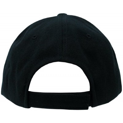 Baseball Caps Sacred Om Yoga Symbol Adjustable Cap (One Size- Black/Gold) - C011Y6DAHUV $16.17