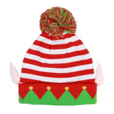 Skullies & Beanies Christmas Holiday Fashion Winter Knitted Reindeer- Snow Man- Penguin and Christmas Tree Beanie Hat - CI18L...