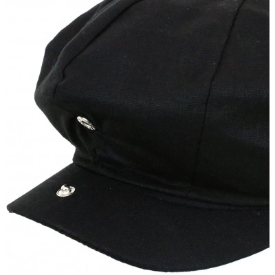 Men's Newsboy Linen Applejack Gatsby Collection Ivy Hats - Black ...