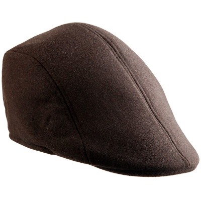 Newsboy Caps Newsboy Hats for Men-Plain Stripe Beret Cabbie Driving Gatsby Flat Cap - Style 3 Coffee(woolen) - CP12MABGFQU $1...