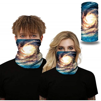 Balaclavas 5 Pack Unisex Sun UV Protection Anti Dust Neck Gaiter Mask Face Cover Bandana - 6 Pack-c - C6199I72N4K $25.32