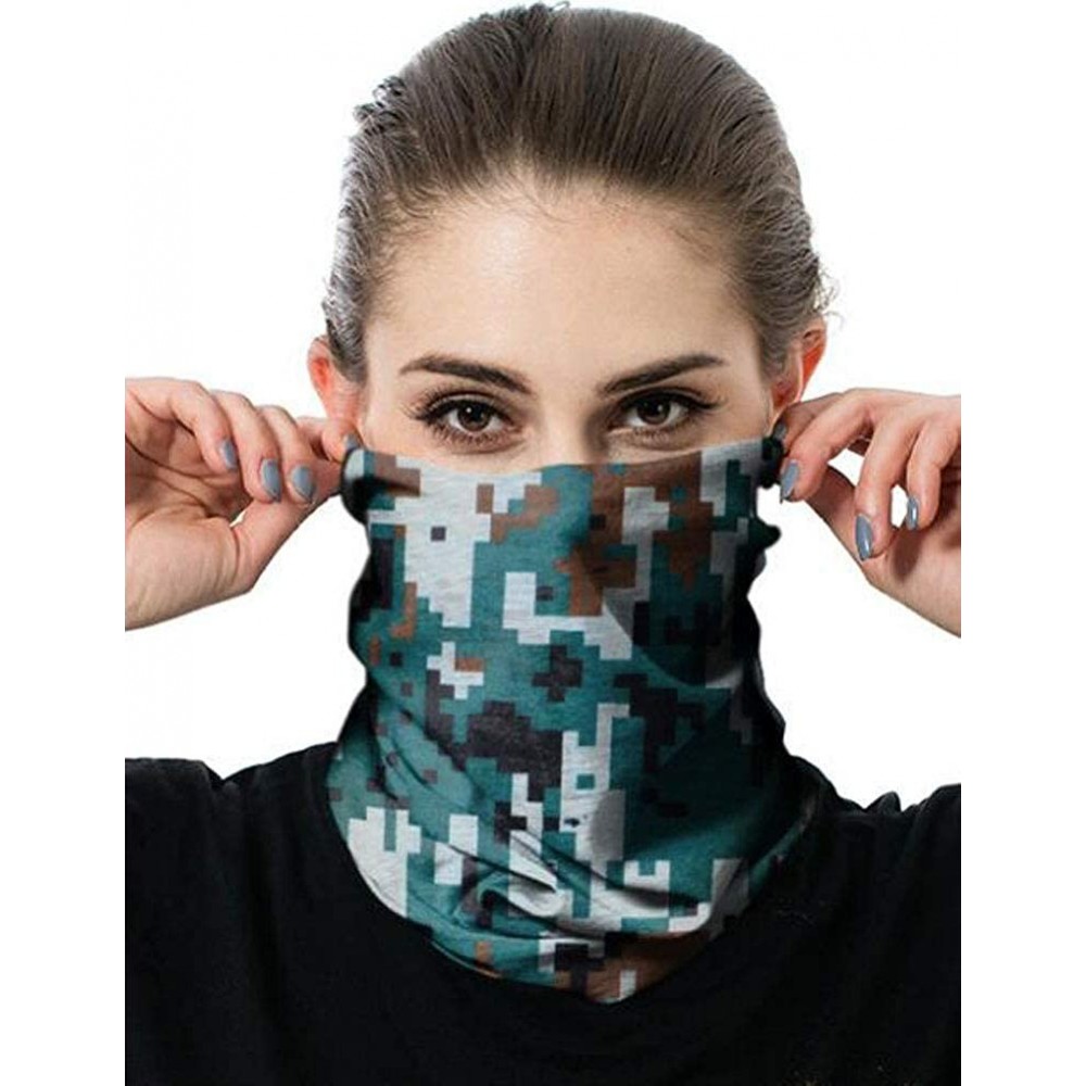 Balaclavas Multifunctional Headwear Face Mask Scarf Seamless Bandanas Headband Neck Gaiter for Women Men Boys Girls - CJ197S5...