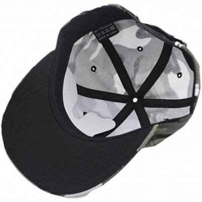 Baseball Caps Caps- 2016 Fashion Unisex Camouflage Baseball Cap Hip Hop Dance Hat Cap - Green - CM12DYA5WQZ $7.79