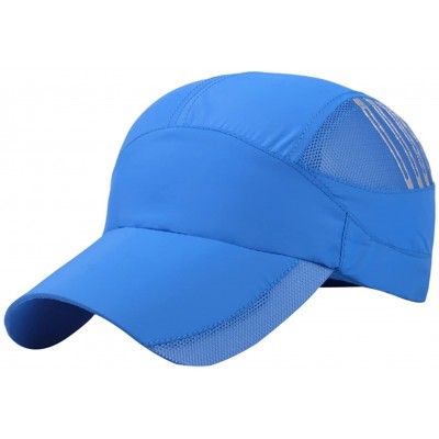 Baseball Caps Unisex Summer Running Cap Quick Dry Mesh Outdoor Sun Hat Stripes Lightweight Breathable Soft Sports Cap - CO18D...