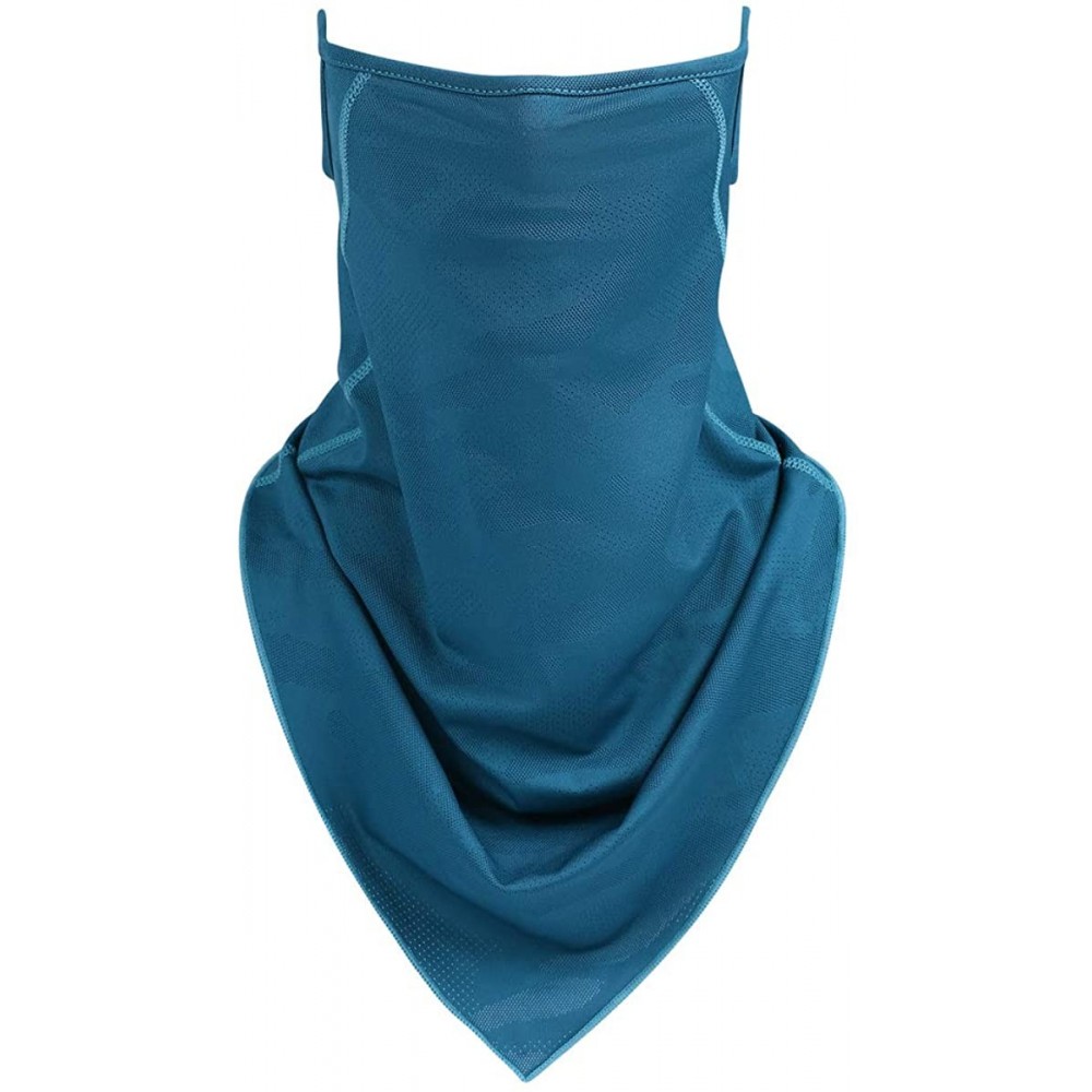 Balaclavas Women/Men Scarf Outdoor Headwear Bandana Sports Tube UV Face Mask for Workout Yoga Running - Lake Blue - C8198Q0IK...
