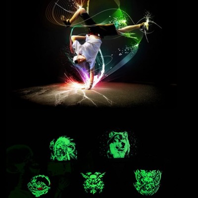 Baseball Caps Halloween Hip-hop Baseball Cap Fluorescence Hat - Ghost - CO12675TKUJ $13.48