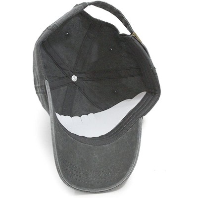 Baseball Caps Vintage Washed Dyed Cotton Twill Low Profile Adjustable Baseball Cap - Charcoal Gray 70p - CA12N468QB7 $14.39