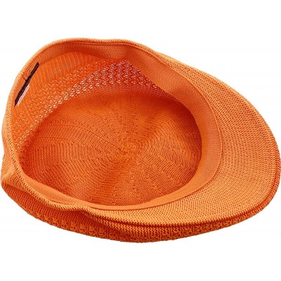 Newsboy Caps Classic Mesh Newsboy Ivy Cap Hat - Orange - C211JYQLNLX $7.68