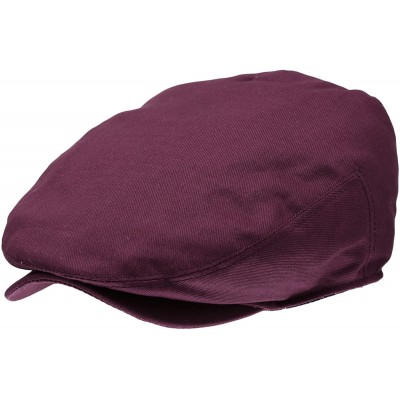 Newsboy Caps Men's Collection Cotton Ivy Flat Cap Gatsby Newsboy Hat - Purple - CV12DVV1K87 $12.68