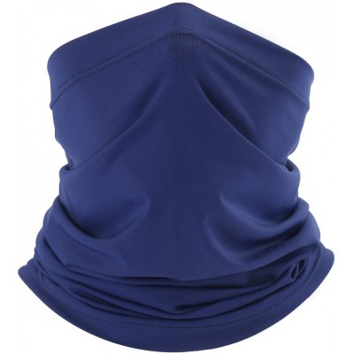Balaclavas Summer Face Scarf Neck Gaiter Cooling Dustproof Masks 3 Pack - Gray- Black- Royal Blue - C518QRG87X3 $15.59