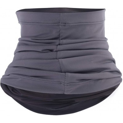 Balaclavas Summer Face Scarf Neck Gaiter Cooling Dustproof Masks 3 Pack - Gray- Black- Royal Blue - C518QRG87X3 $15.59