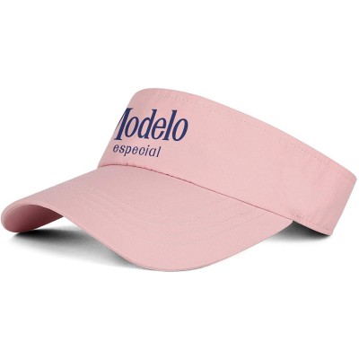 Visors Sports Visor Hats Michelob-Ultra- Men Women Sport Sun Visor One Size Adjustable Cap - Pink-18 - CW18WIMHN67 $21.12