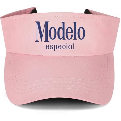 Visors Sports Visor Hats Michelob-Ultra- Men Women Sport Sun Visor One Size Adjustable Cap - Pink-18 - CW18WIMHN67 $21.12