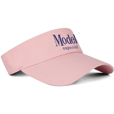 Visors Sports Visor Hats Michelob-Ultra- Men Women Sport Sun Visor One Size Adjustable Cap - Pink-18 - CW18WIMHN67 $21.12