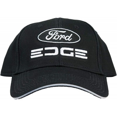 Baseball Caps Ford Edge Hat Embroidered Cap - Black - CH12O4Z35CU $22.82