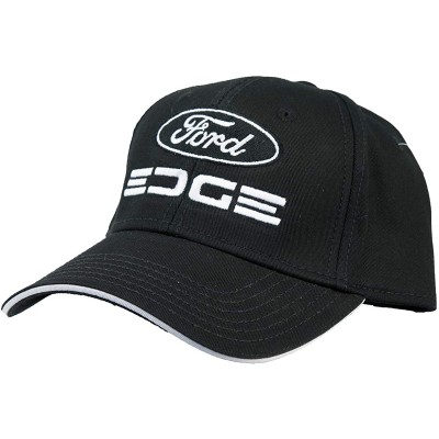 Baseball Caps Ford Edge Hat Embroidered Cap - Black - CH12O4Z35CU $22.82