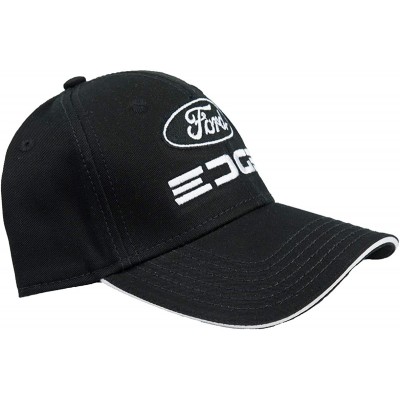 Baseball Caps Ford Edge Hat Embroidered Cap - Black - CH12O4Z35CU $22.82