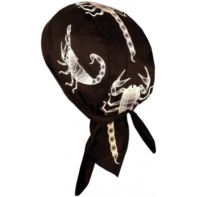 Skullies & Beanies Skull Cap Biker Caps Headwraps Doo Rags - Scorpions - CY12ELHMIYP $11.00
