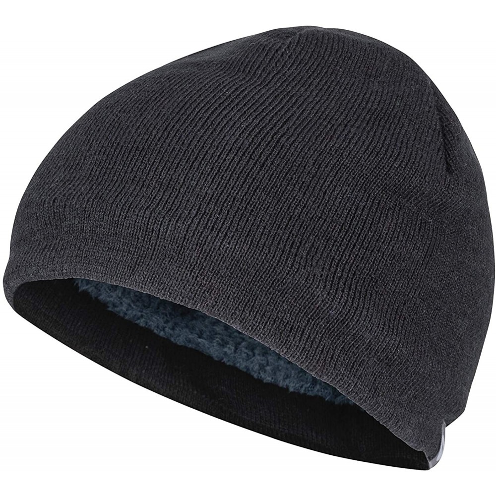 Skullies & Beanies Men's Alpha Direct Beanie - Black - CA17YK8RGNA $14.66