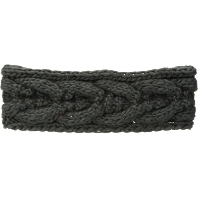 Cold Weather Headbands Women's Cable Knit Knot Headband - Gray - C412ISXB7IL $16.22