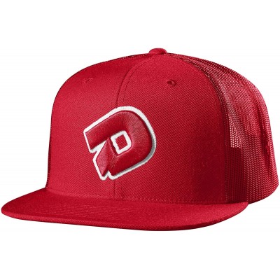 Baseball Caps Hats - Snapback and Flexfit - Scarlet - CF18XMO6LZ3 $27.09