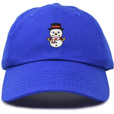 Baseball Caps Cute Snowman Hat Ladies Womens Baseball Cap - Royal Blue - C018ZY89NHR $13.36