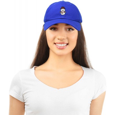 Baseball Caps Cute Snowman Hat Ladies Womens Baseball Cap - Royal Blue - C018ZY89NHR $13.36