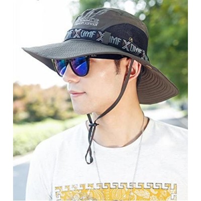 Sun Hats Adjustable Packable Breathable Polyester Protection - Army Green - CF18DDHIELE $13.63