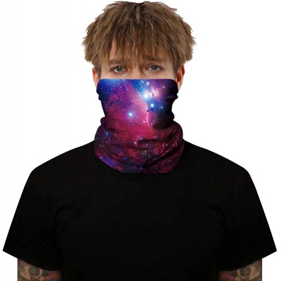 Balaclavas Unisex Seamless Neck Gaiter Tube Headwear- Motorcycle Face Cover Bandana Balaclava for Women Men Face Scarf - CT19...