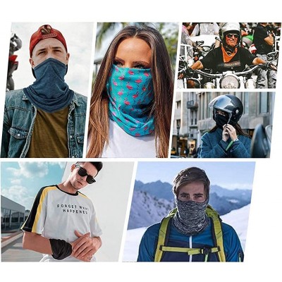 Balaclavas Multi-Purpose Neck Gaiter with Safety Carbon Filters Bandanas for Sports/Outdoors/Festivals - Grey - CF1987GXSUQ $...