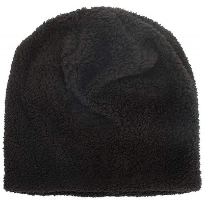 Berets Unisex Knit Baggy Beanie Beret Skull Caps Hat Winter Warm Oversized Ski Cap Hat - Coffee - C218M5XD26E $10.40