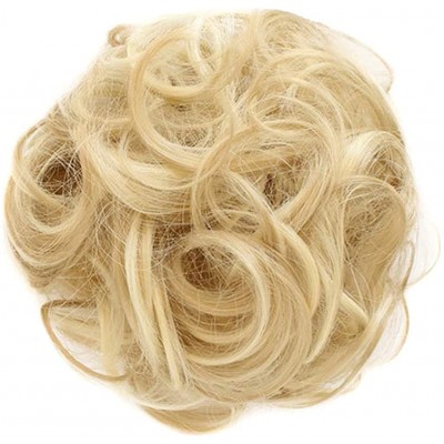 Fedoras Extensions Scrunchies Pieces Ponytail - B-f - CR18YO38ZWS $9.73