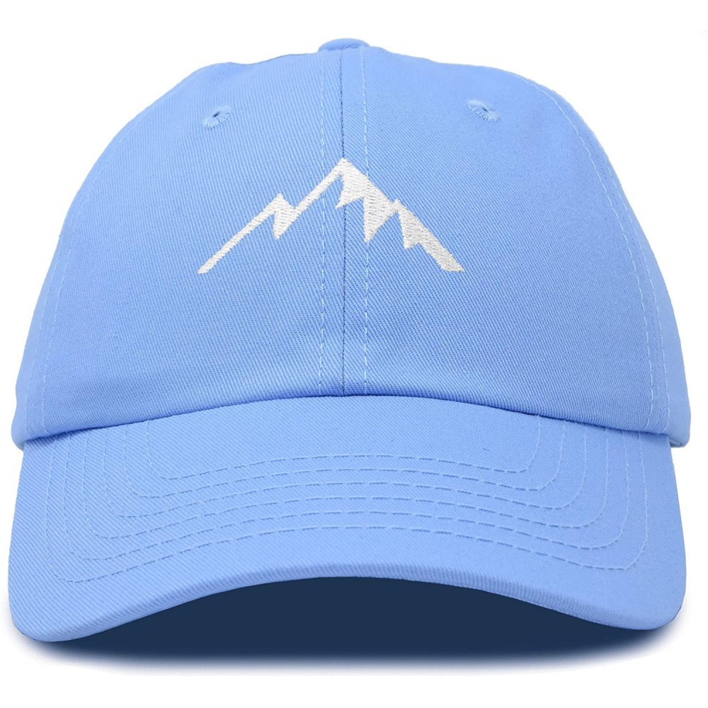 Baseball Caps Outdoor Cap Mountain Dad Hat Hiking Trek Wilderness Ballcap - Light Blue - C318SKW369X $11.12