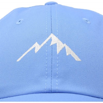 Baseball Caps Outdoor Cap Mountain Dad Hat Hiking Trek Wilderness Ballcap - Light Blue - C318SKW369X $11.12