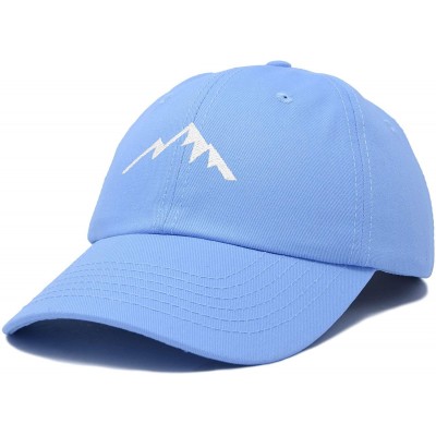 Baseball Caps Outdoor Cap Mountain Dad Hat Hiking Trek Wilderness Ballcap - Light Blue - C318SKW369X $11.12