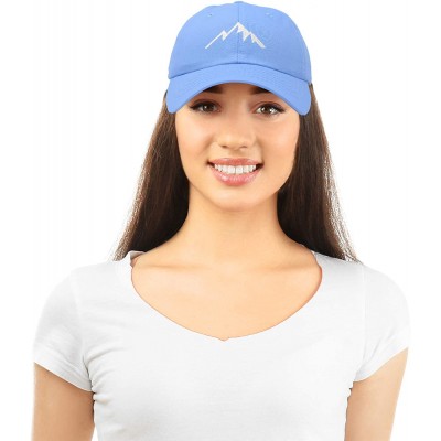 Baseball Caps Outdoor Cap Mountain Dad Hat Hiking Trek Wilderness Ballcap - Light Blue - C318SKW369X $11.12